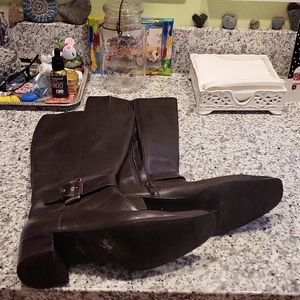 Karen Scott Sz 6 Leather Boots